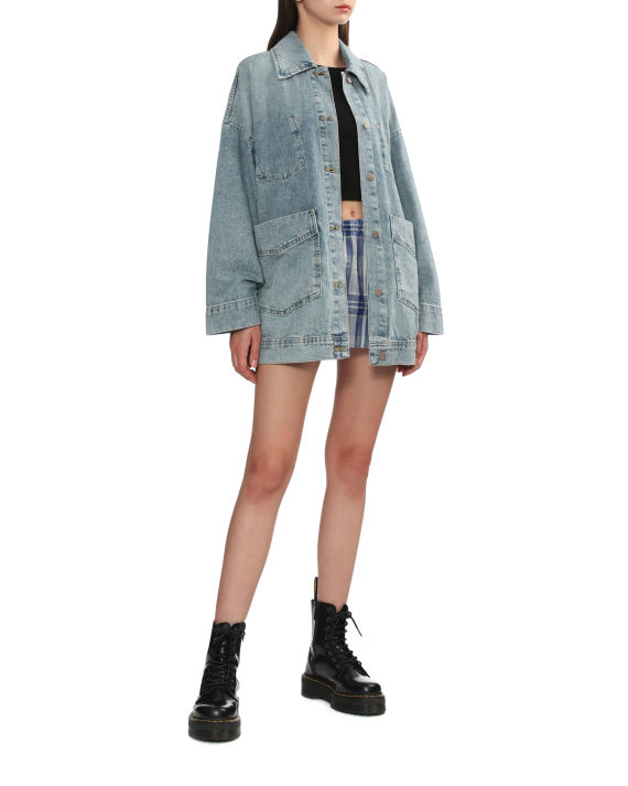 FREE PEOPLE 工装牛仔夹克