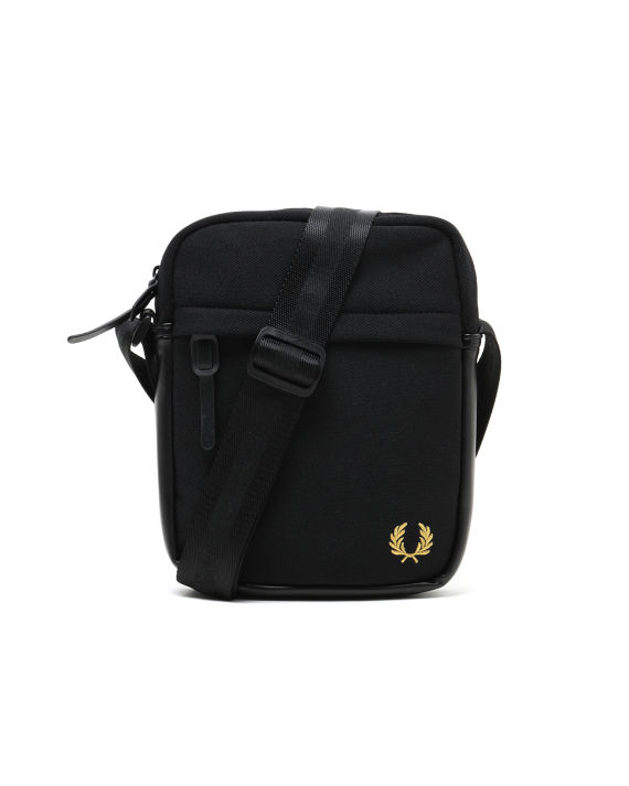 fred perry logo 刺绣斜挎包