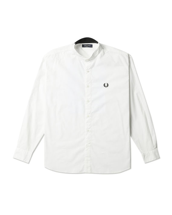 fred perry logo 刺绣直排扣衬衫