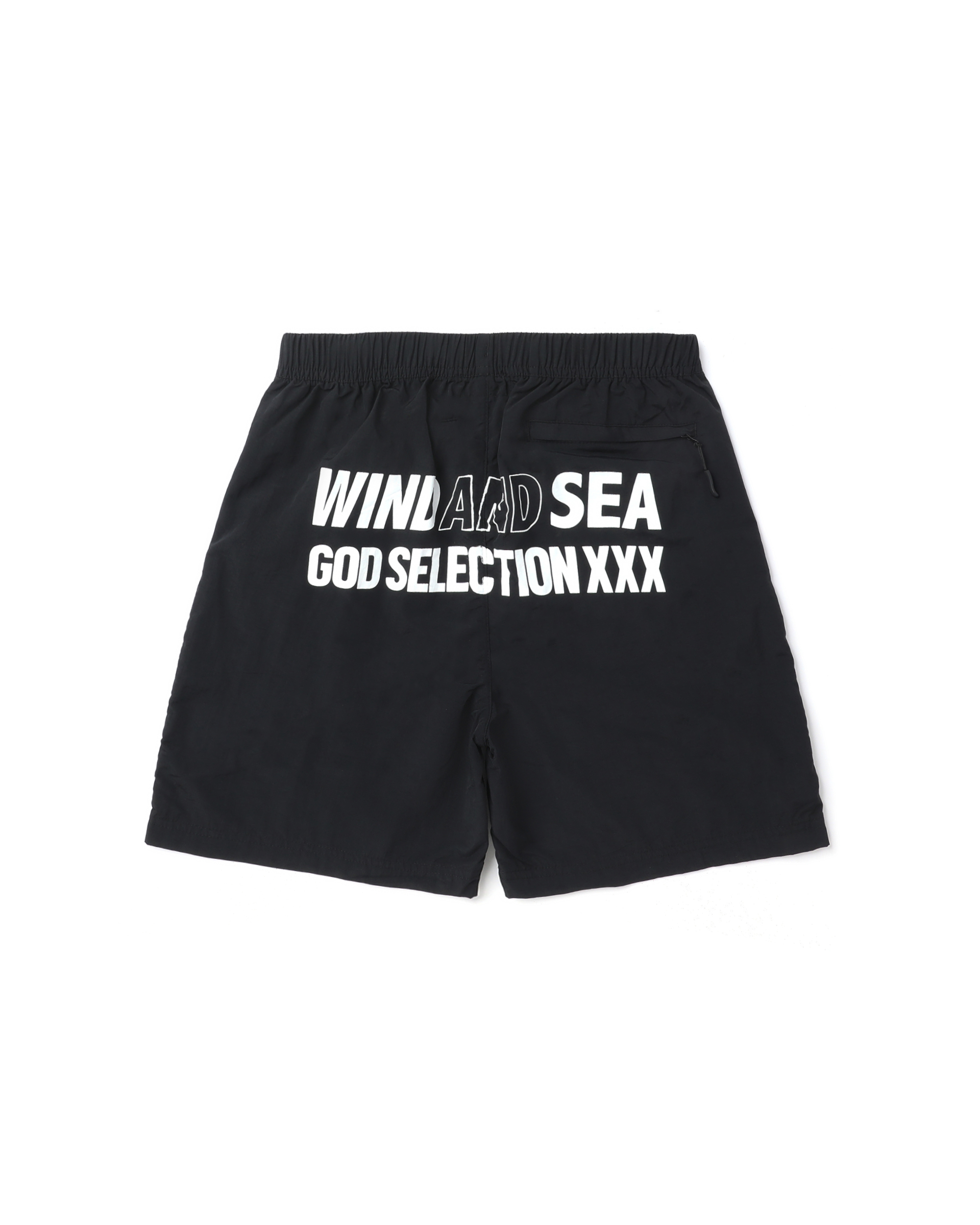 GOD SELECTION XXX WIND AND SEA 联乘系列徽标印花短裤