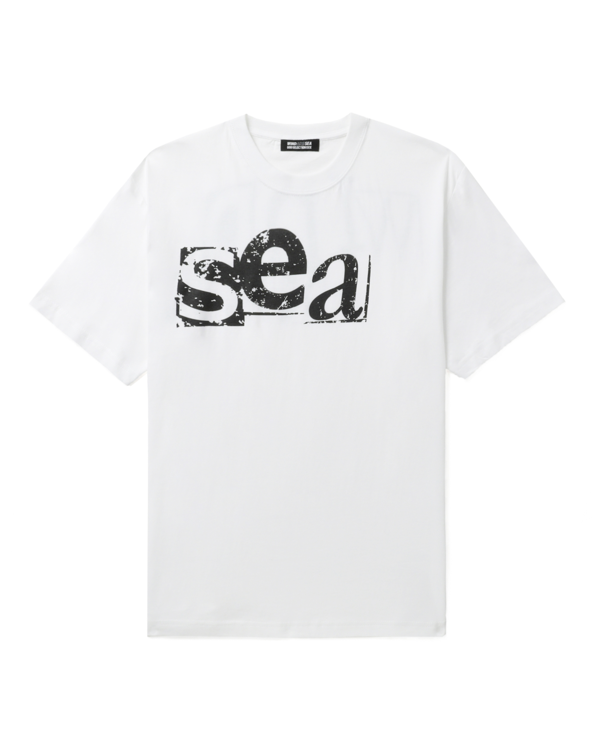 GOD SELECTION XXX WIND AND SEA 联乘系列徽标印花T 恤