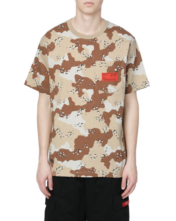 army 系列 饰口袋迷彩印花 t 恤