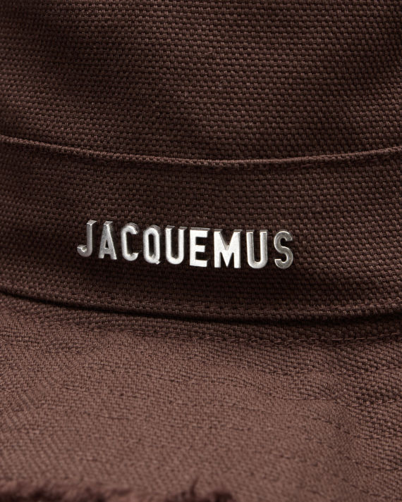 jacquemus 饰 logo 毛边遮阳帽