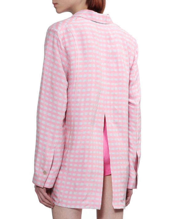 jacquemus 饰口袋直排扣格纹衬衫