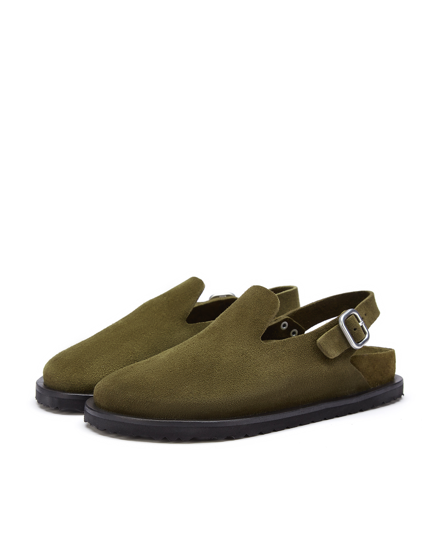 JIL SANDER Birkenstock 联乘系列Berlin 饰扣带凉鞋