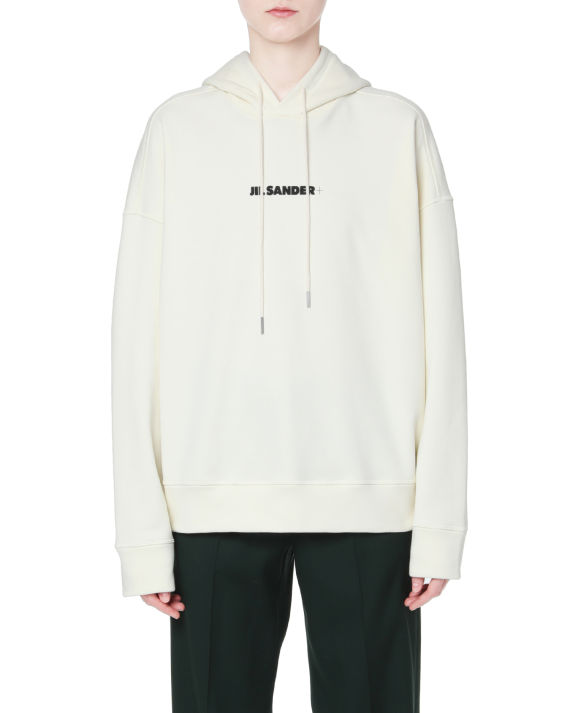 jil sander logo 印花连帽卫衣