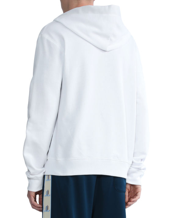 lanvin 饰 logo 连帽拉链卫衣