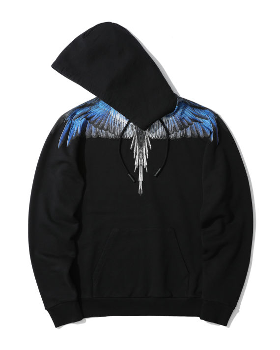 marcelo burlon county of milan 翅膀印花连帽卫衣