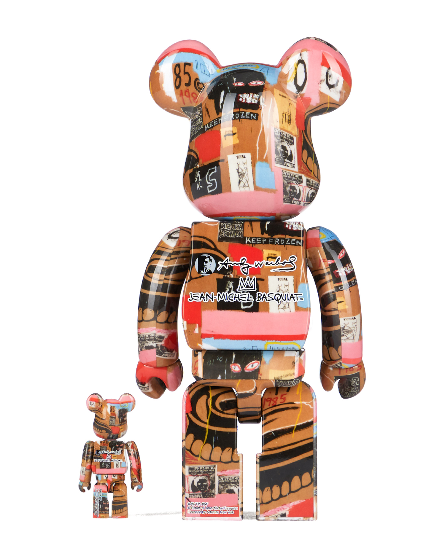 MEDICOM TOY Andy Warhol x Jean-Michel Basquiat 联乘系列BE@RBRICK