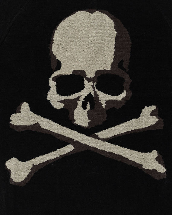 mastermind  japan 饰骷髅头绒面连帽夹克