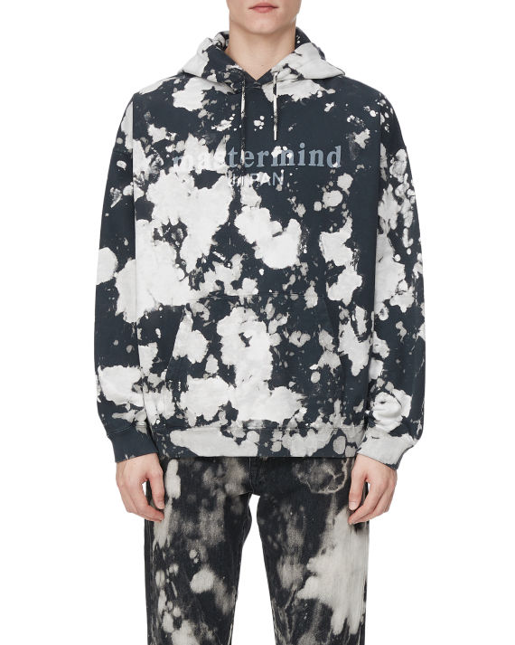 mastermind  japan 饰 logo 漂白效果连帽卫衣