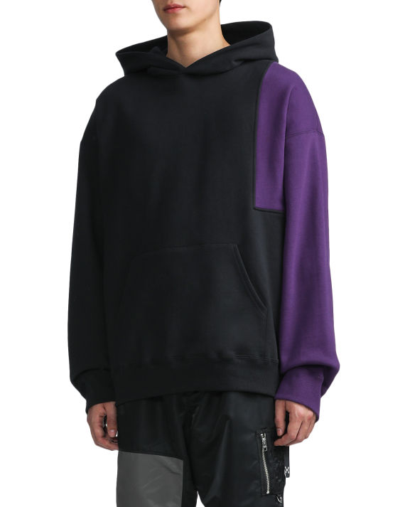 mastermind  japan c2h4 联乘系列 拼色连帽卫衣