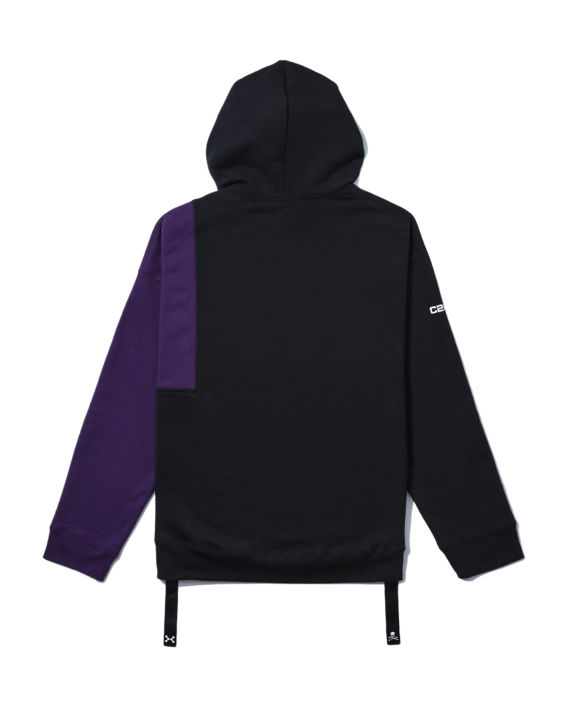 mastermind  japan c2h4 联乘系列 拼色连帽卫衣