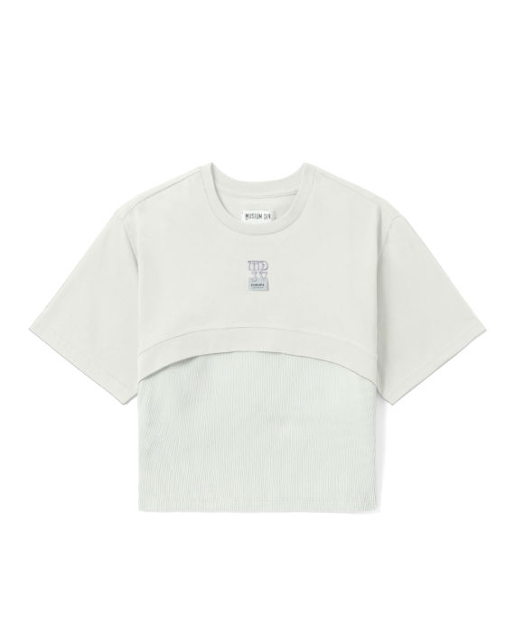 MUSIUM DIV. Logo 刺绣配背心内搭 T 恤