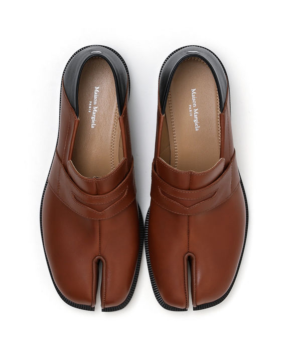 maison margiela tabi 拼色分趾乐福鞋