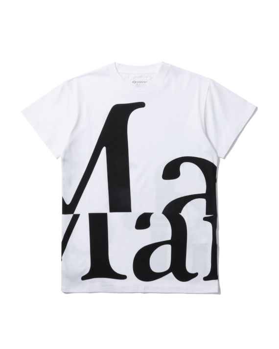 maison margiela logo 印花 t 恤