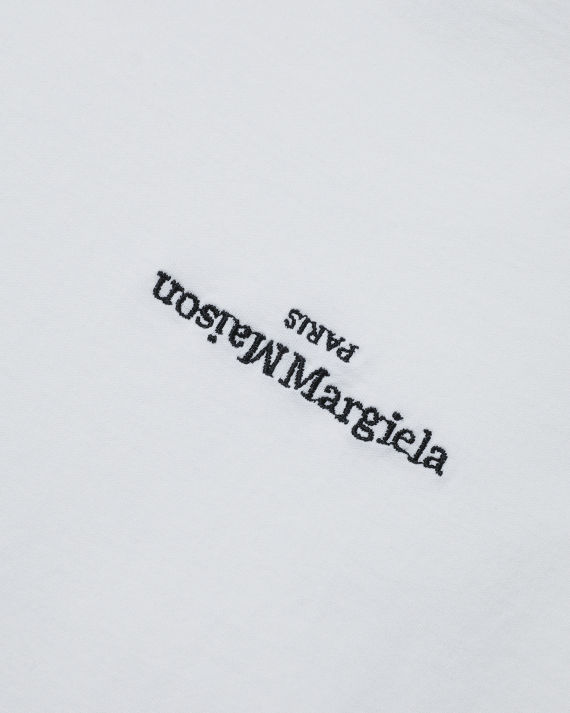 maison margiela logo 刺绣 t 恤