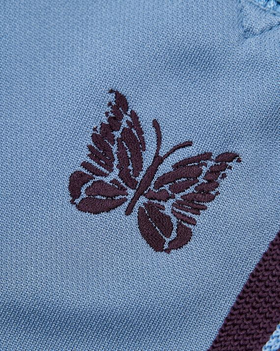 needles 蝴蝶刺绣条纹边饰长裤