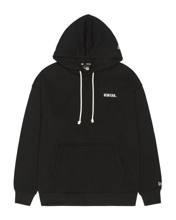 new era logo 刺绣饰抽绳连帽卫衣