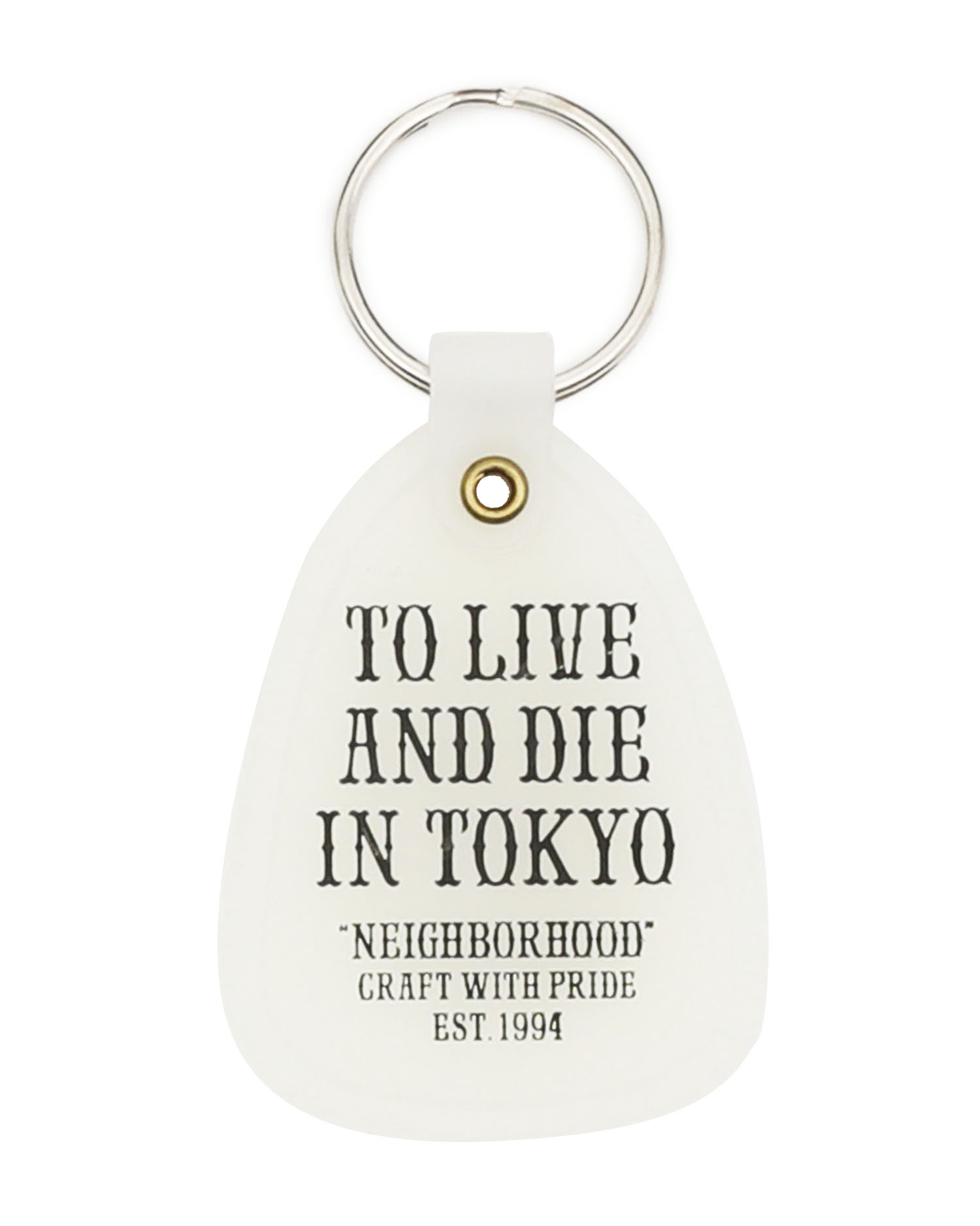 NEIGHBORHOOD “ TO LIVE AND DIE IN TOKYO”印花钥匙扣