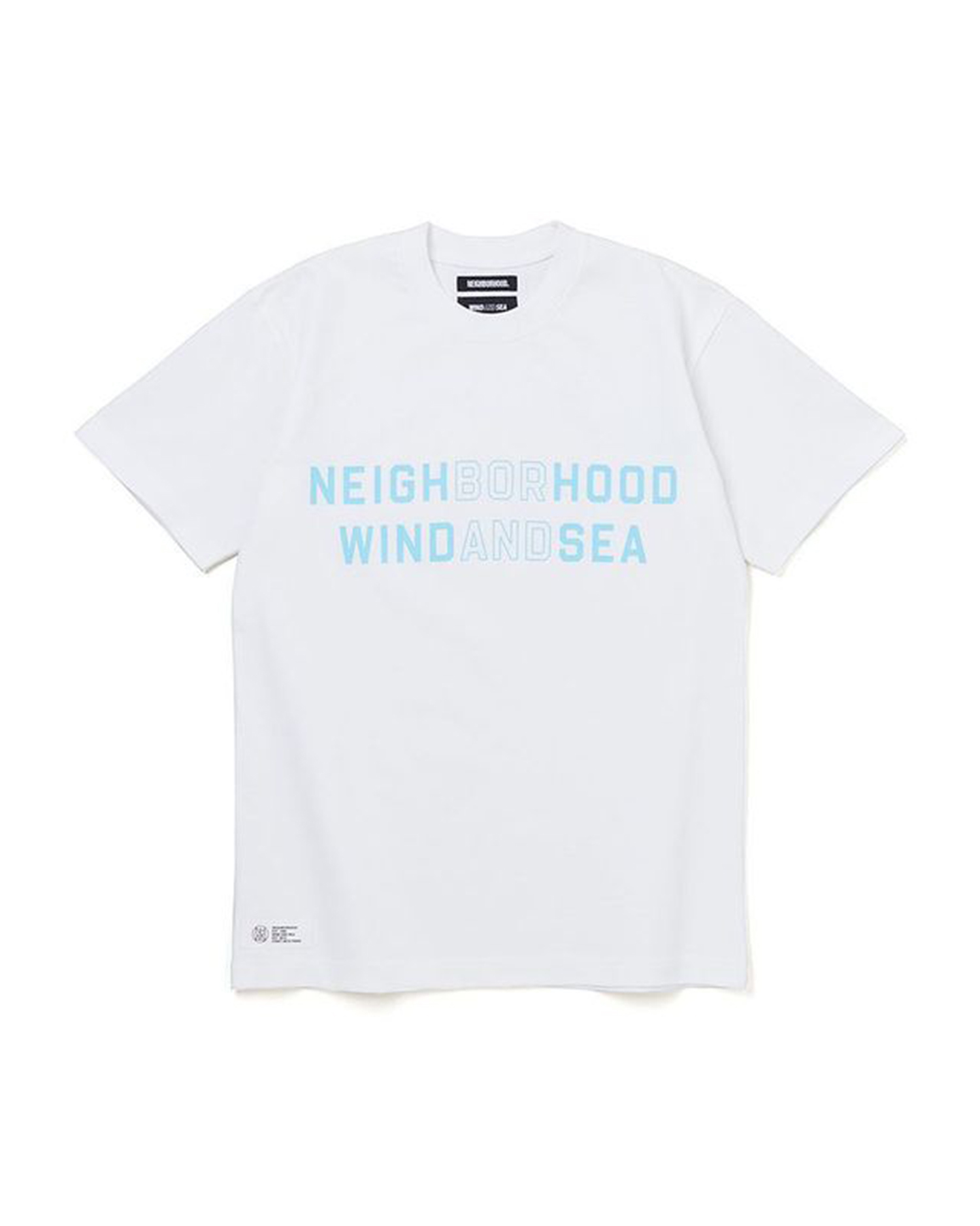 NEIGHBORHOOD WIND AND SEA 联乘系列饰logo T 恤