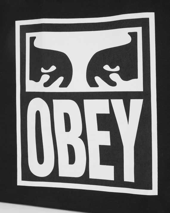 obey logo 印花托特包