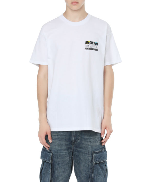 obey logo 印花 t 恤