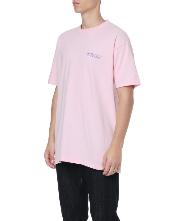 obey 饰 logo 卡车印花 t 恤