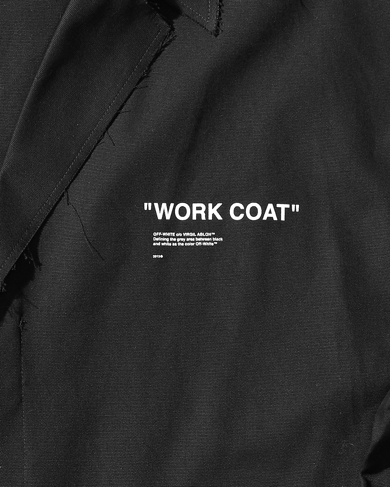 OFF-WHITE c/o VIRGIL ABLOH™ “WORK COAT”印花西装外套