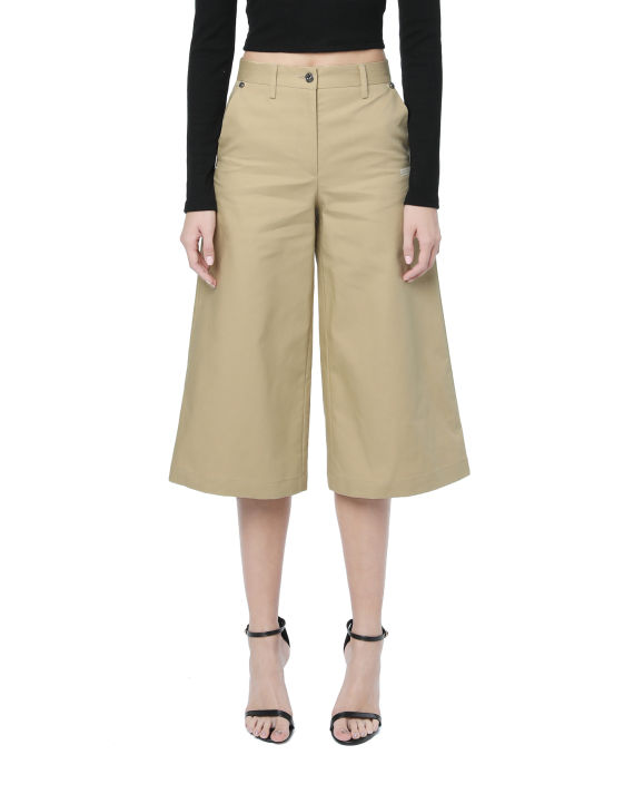 OFF-WHITE c/o VIRGIL ABLOH™ Logo 印花阔腿露踝裤