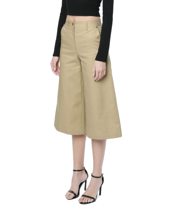 OFF-WHITE c/o VIRGIL ABLOH™ Logo 印花阔腿露踝裤