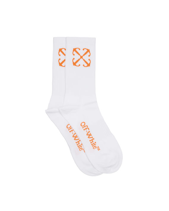 OFF-WHITE c/o VIRGIL ABLOH™ 饰 logo 箭头图案嵌花休闲袜