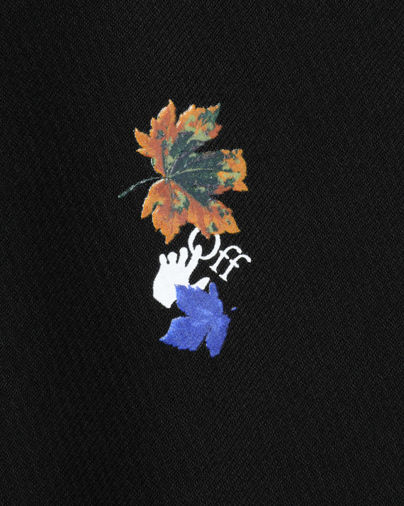 OFF-WHITE c/o VIRGIL ABLOH™ 饰箭头标志树叶印花连帽卫衣