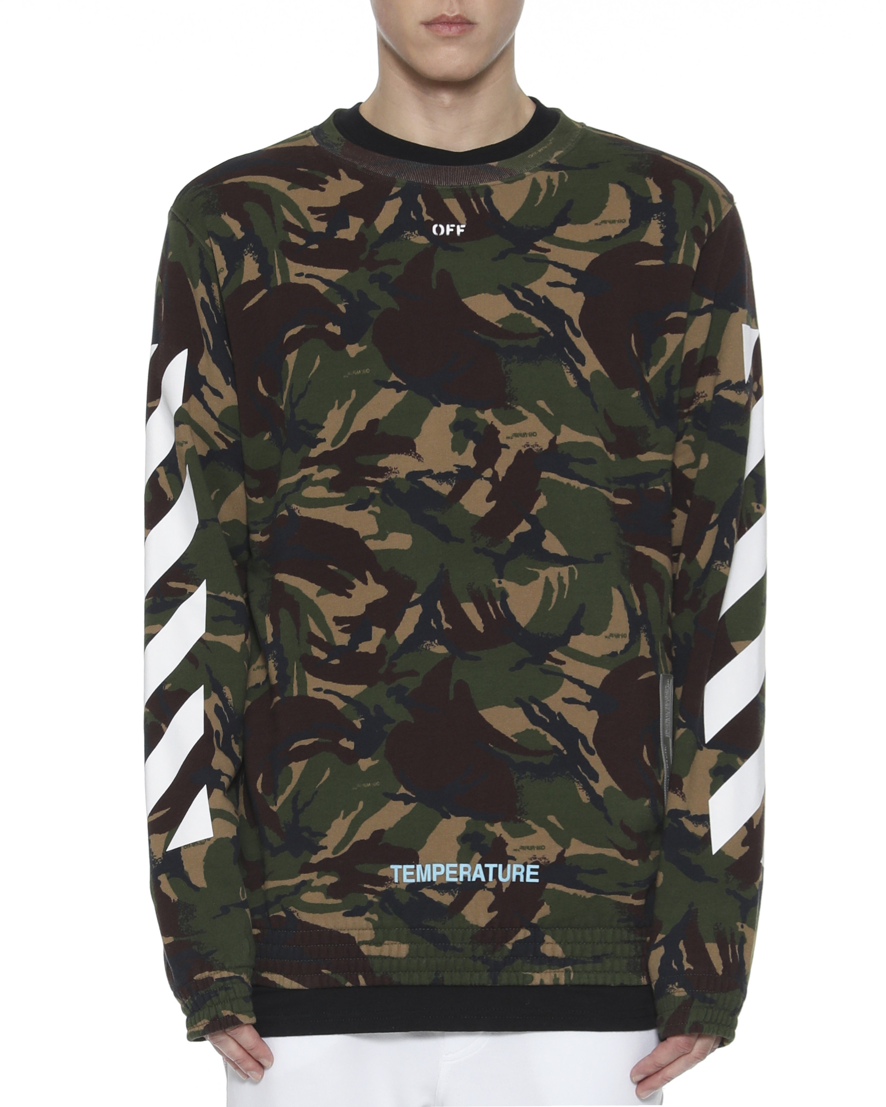 Off-White オフホワイト カモフラ迷彩 メンズ Tシャツ off white（オフ