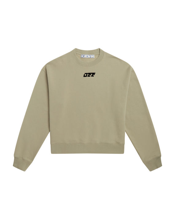 off-white c/o virgil abloh64 logo 印花圆领卫衣