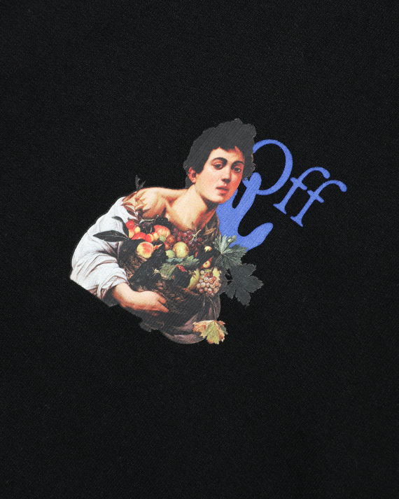 off-white c/o virgil abloh64 饰箭头油画印花连帽卫衣