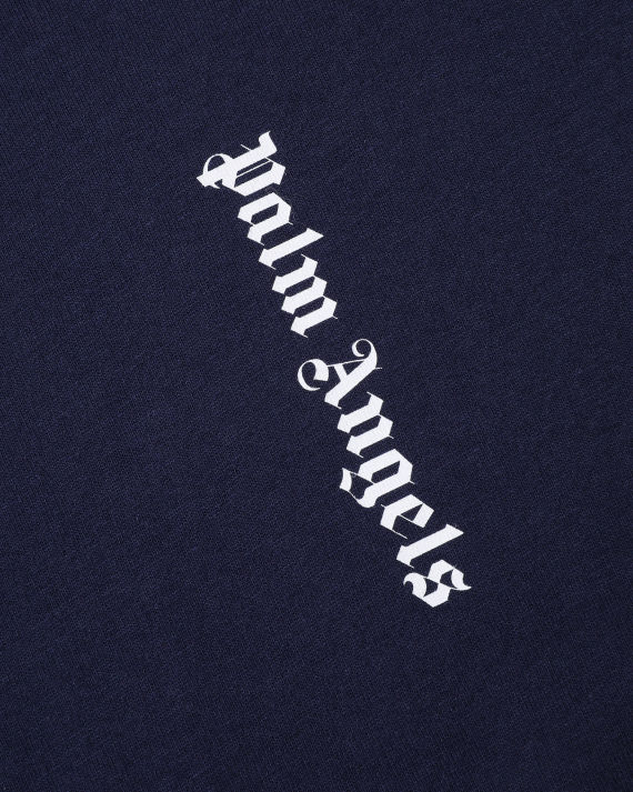 palm angels logo 印花 t 恤式连衣裙