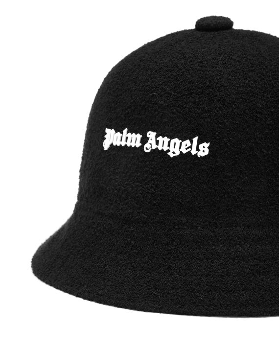 palm angels 饰 logo 绒面渔夫帽