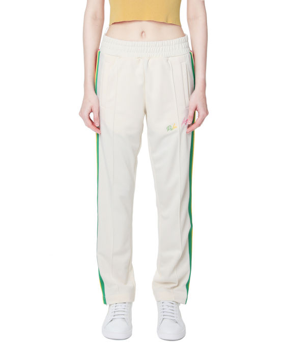 palm angels logo 刺绣彩虹条纹边饰运动裤
