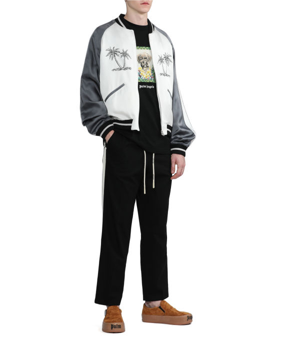 palm angels 条纹边饰抽绳长裤