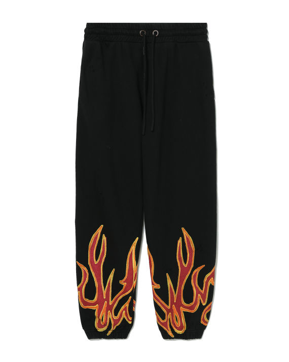 palm angels 火焰印花束脚卫裤