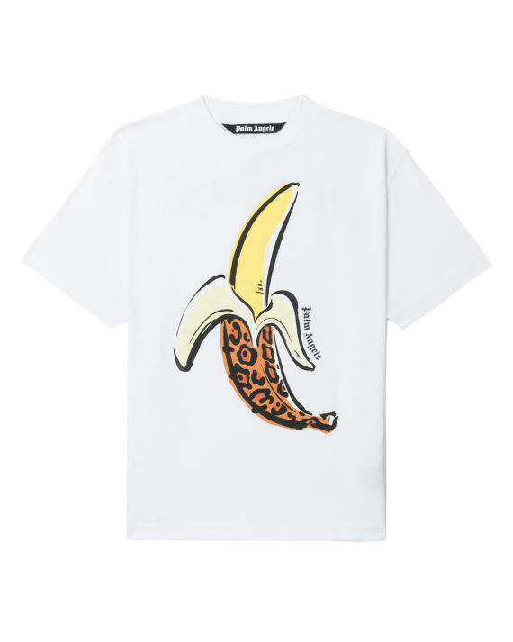 palm angels 饰 logo 香蕉印花 t 恤