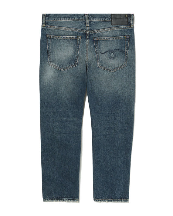 r13 磨损细节露踝牛仔裤