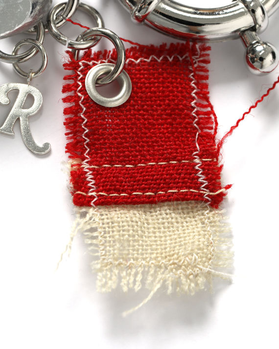 raf simons 别针坠饰手链