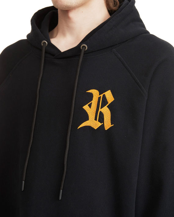 raf simons logo 印花连帽卫衣