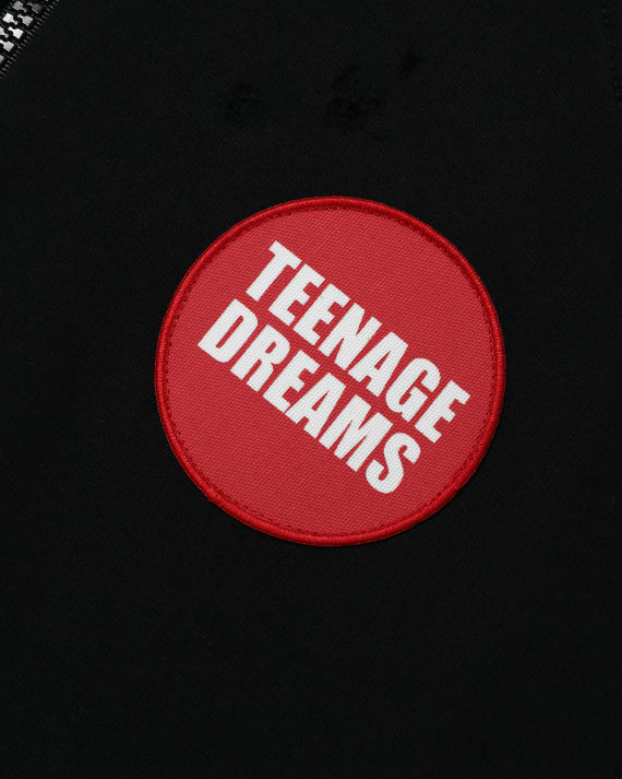 raf simons 徽章缀饰照片印花拉链卫衣