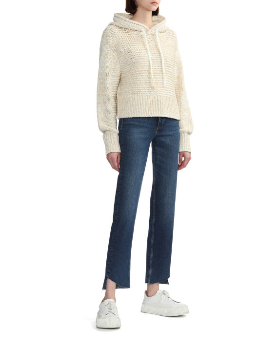 rag & bone 挖剪裤脚牛仔裤
