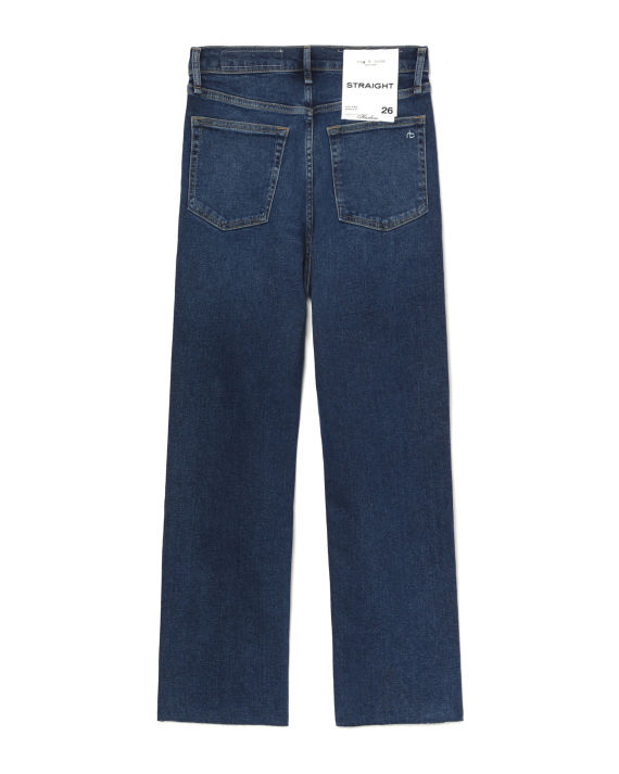 rag & bone 挖剪裤脚牛仔裤