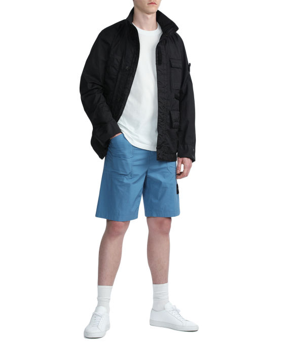 STONE ISLAND Logo 缀饰饰口袋短裤