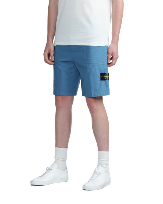 STONE ISLAND Logo 缀饰饰口袋短裤